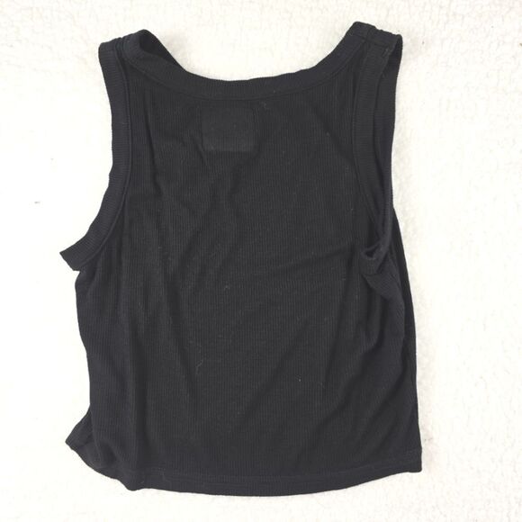 Virghoes Biker Cross Tank Blingy Tee Black Size Small - Picture 3 of 13